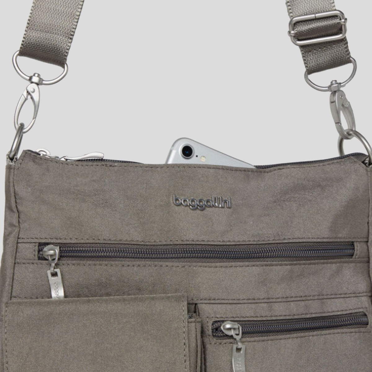 Modern Everywhere Slim Crossbody | Sterling Shimmer