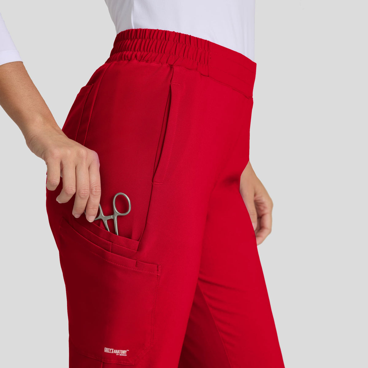 Cosmo Scrub Pant | True Red