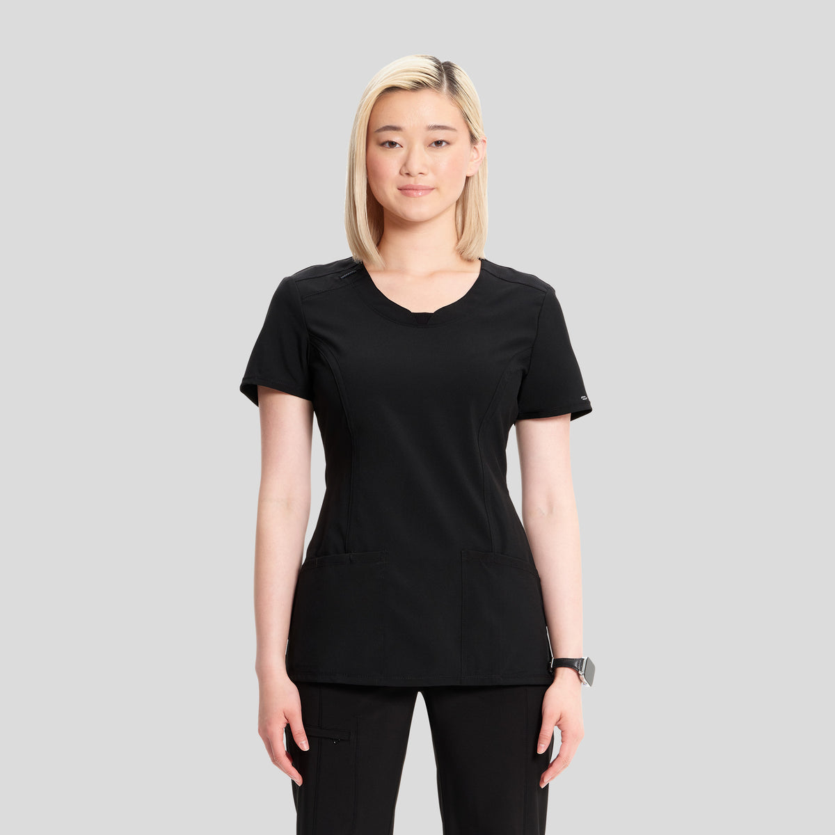 Women's Round Neck Top | Black