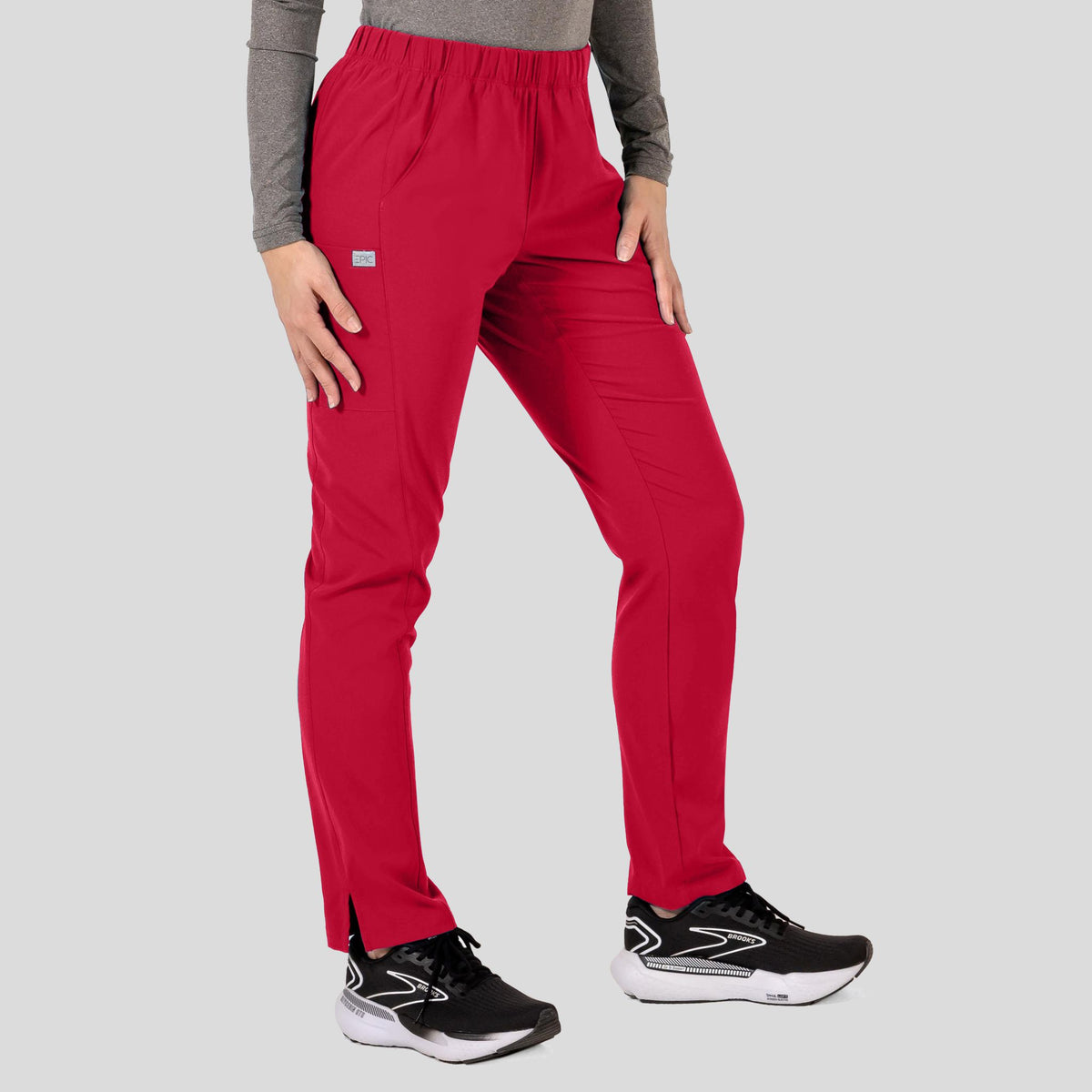 Women's Tapered Leg Pant | Red