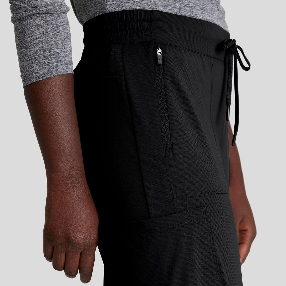 Pace 5-Pocket Ribbed Cuff Jogger | Black