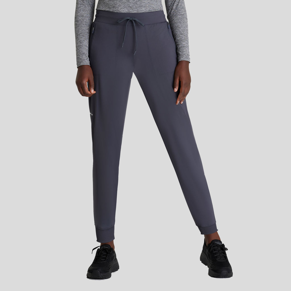 Pace 5-Pocket Ribbed Cuff Jogger | Pewter