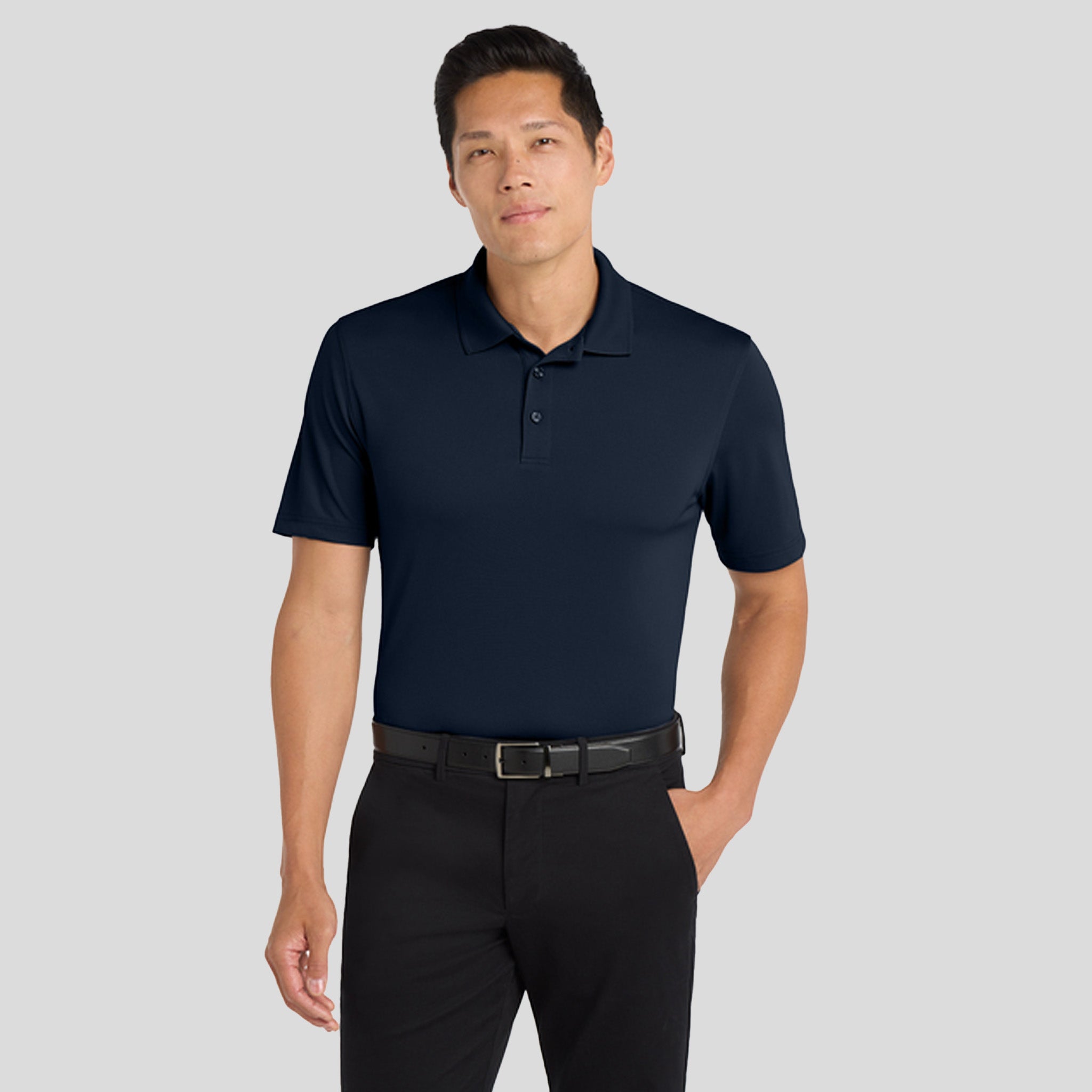 Dry Zoneยฎ UV Micro-Mesh Polo | River Blue Navy