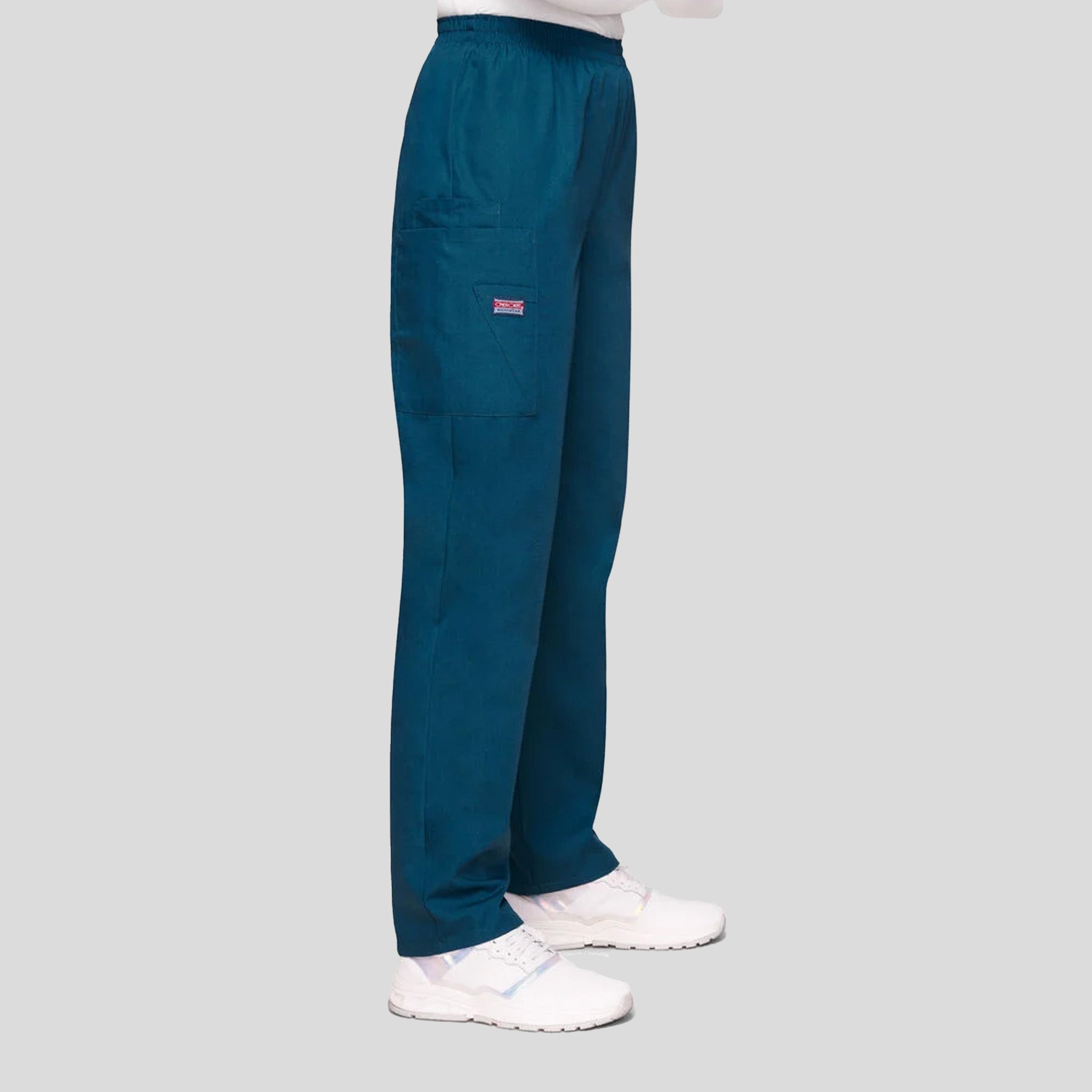 Elastic Waist Utility Scrub Pant | Caribbean