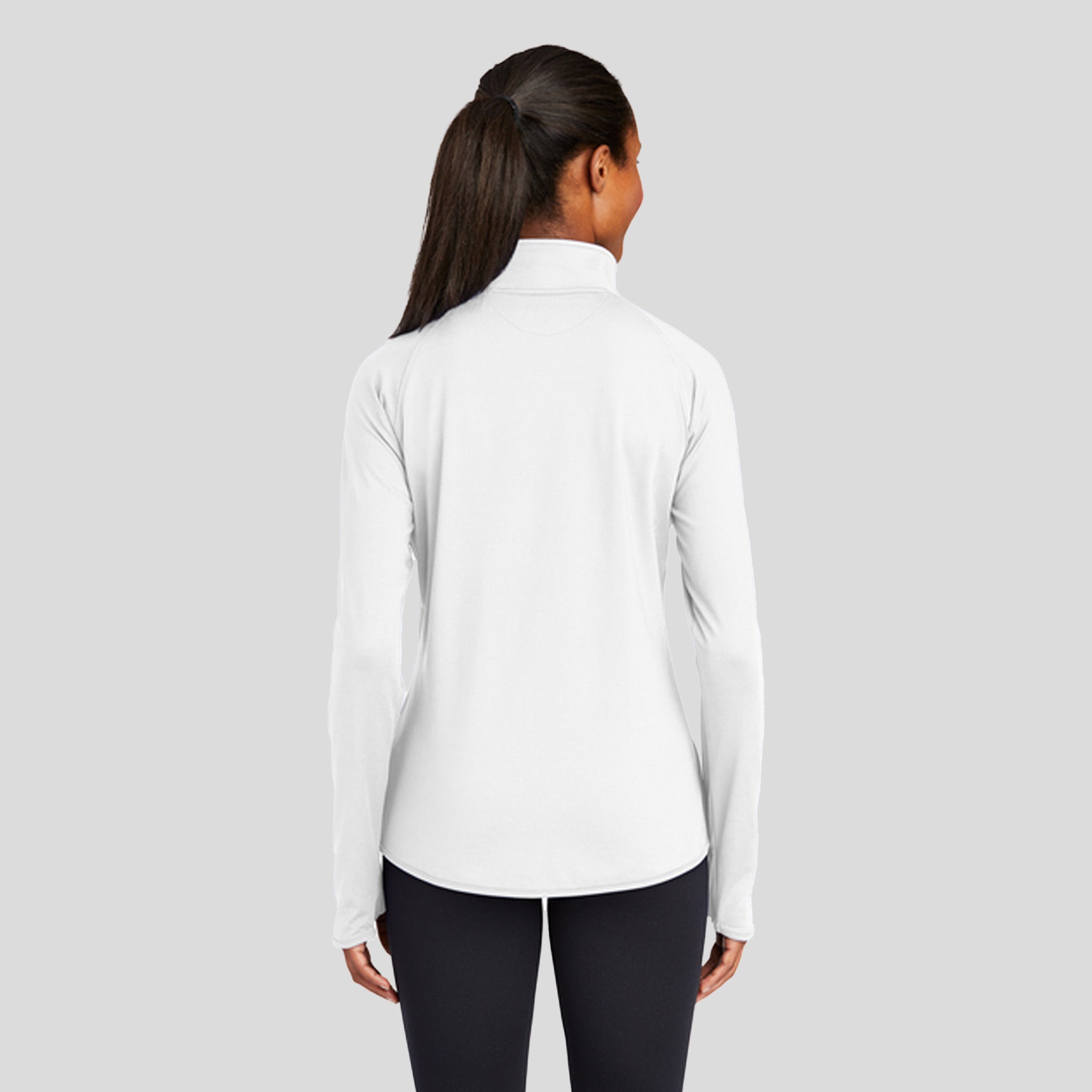Women's Sport-Wick® Stretch 1/4-Zip Pullover | White